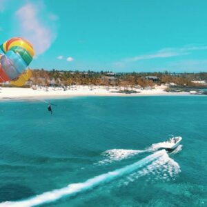 Supplier photograph for 3 Watersports + Ile aux Cerfs Speedboat Cruise + BBQ Lunch & Drinks + Waterfall