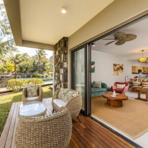 Beachfront Apartment Ocean Terraces Poste Lafayette B 1 in Poste Lafayette & Roches Noires, Mauritius