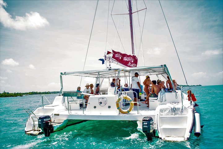 Supplier photograph for Catamaran Ile aux Cerfs, snorkeling + GRSE Waterfall, BBQ & Bar