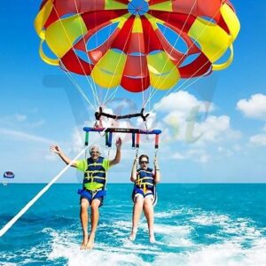 Supplier photograph for Catamaran to Ile aux Cerf with Parasailing, Tube Riding & Lunch