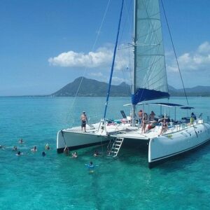 Supplier photograph for Full Day Catamaran Cruise on shared basis to Bénitiers Island