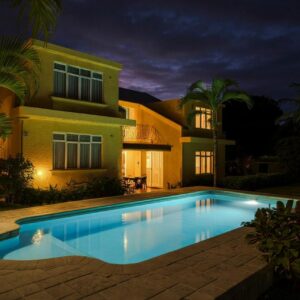 Grand Bay Villa 4 Beds Office Pool Beach 5 Min in Grand Baie, Mauritius