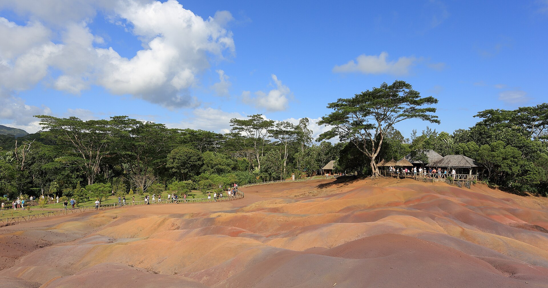 The Seven Coloured Earth at Chamarel, south-west Mauritius