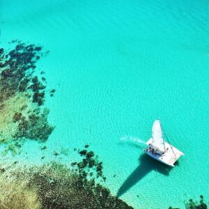 Supplier photograph for Private Full Day Catamaran to Ile aux Cerfs & Lobster BBQ lunch