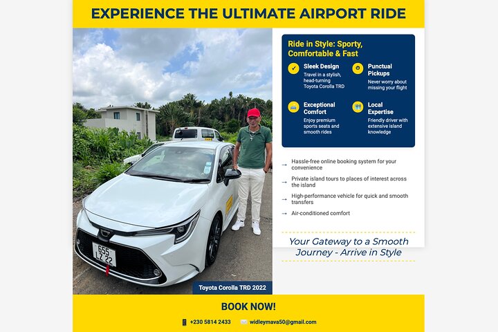Supplier photograph for Rosario Tours - Taxi Mauritius