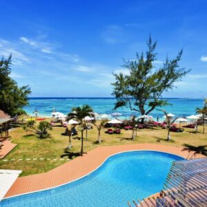 Silver Beach in Trou d'Eau Douce, Mauritius
