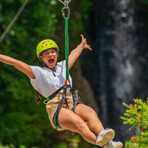 Supplier photograph for The Waterfall Zipline (2 lines) – Zip Above Nature's Beauty