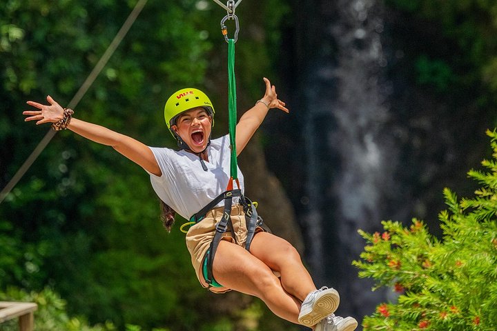 Supplier photograph for The Waterfall Zipline (2 lines) – Zip Above Nature's Beauty